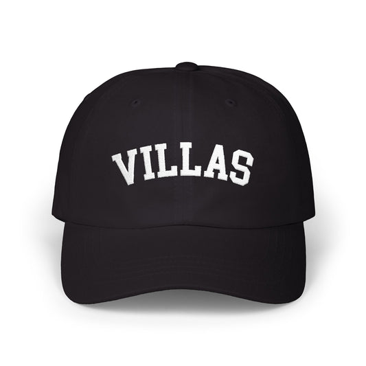 Villas - Embroidered Classic Baseball Hat - Black