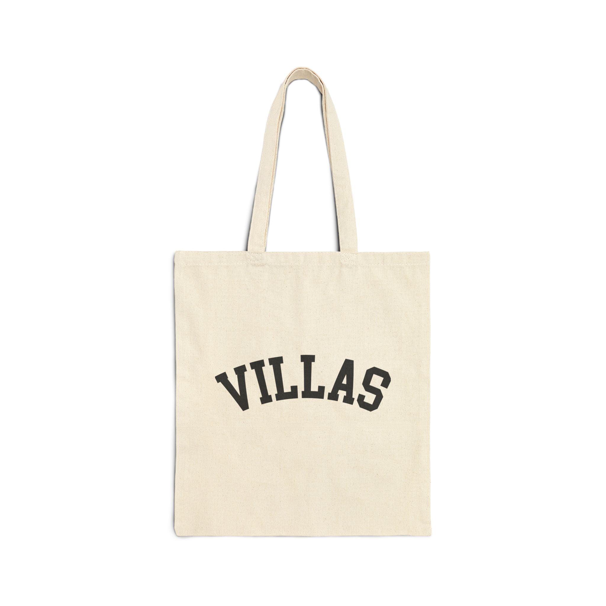 Villas Canvas Tote Bag - Natural