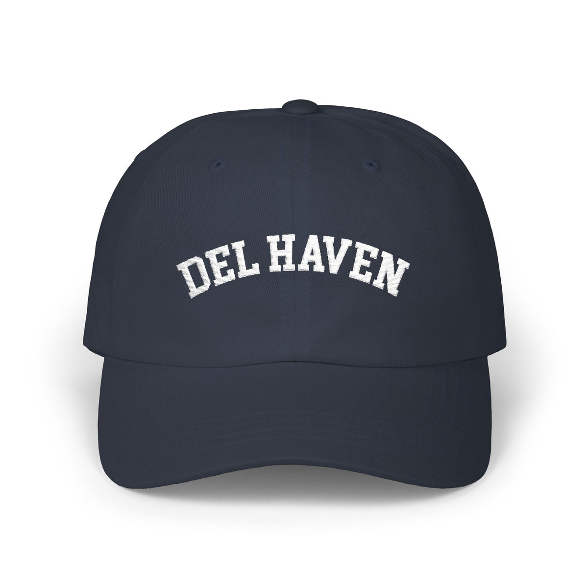 Del Haven - Embroidered Classic Baseball Hat - Black