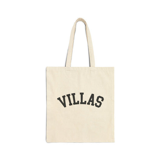 Villas Canvas Tote Bag - Natural