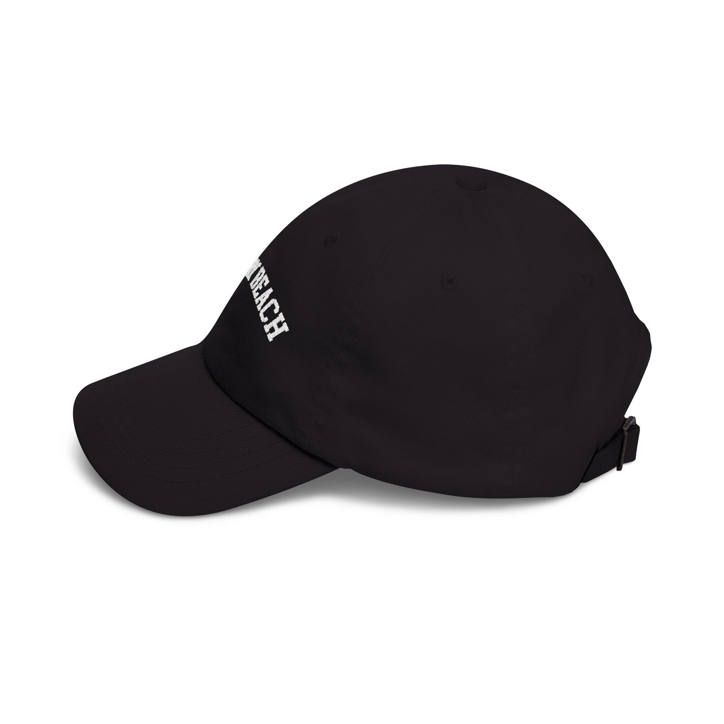 Cape May Beach - Embroidered Classic Baseball Hat - Black