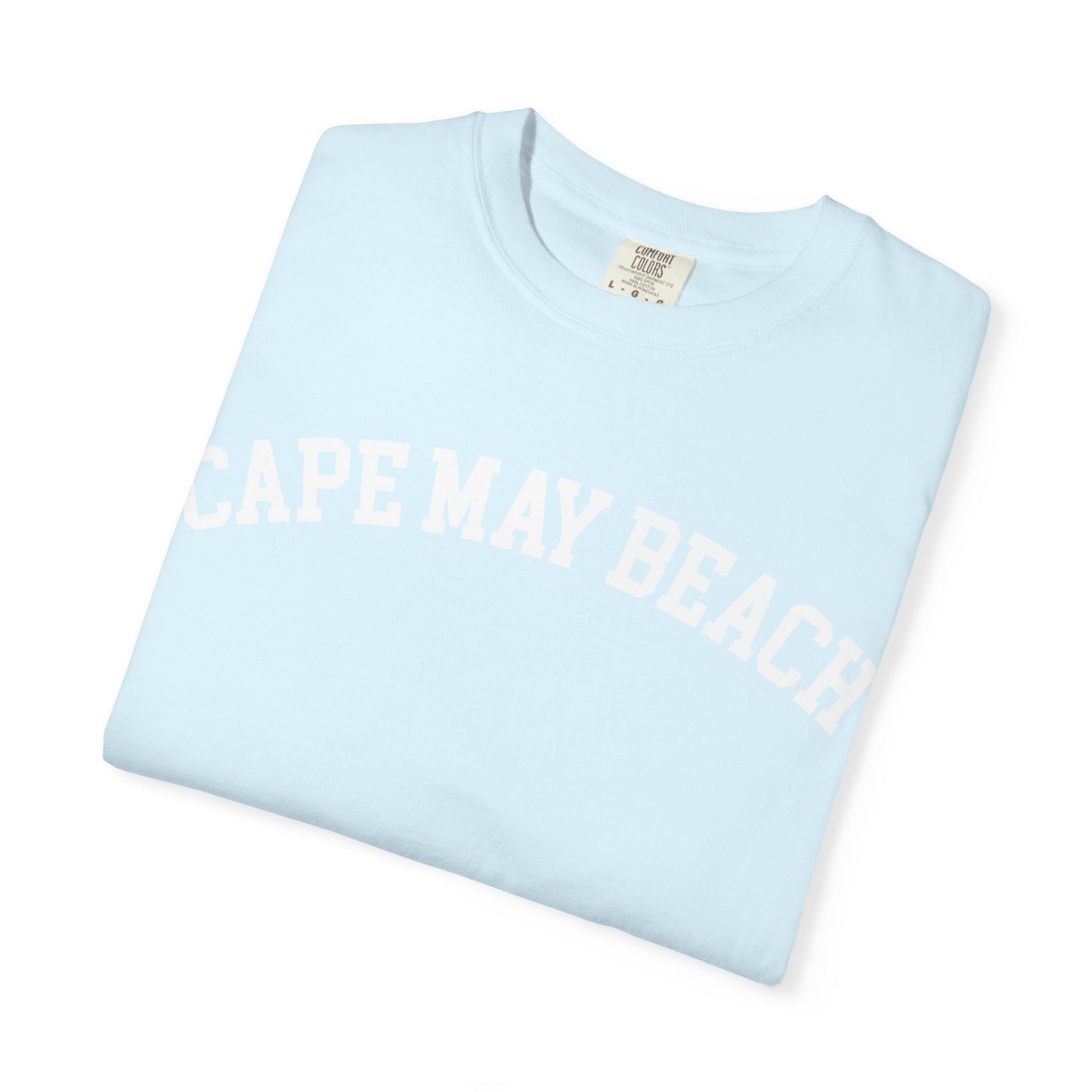 Cape May Beach Comfort Colors T-Shirt - Chambray