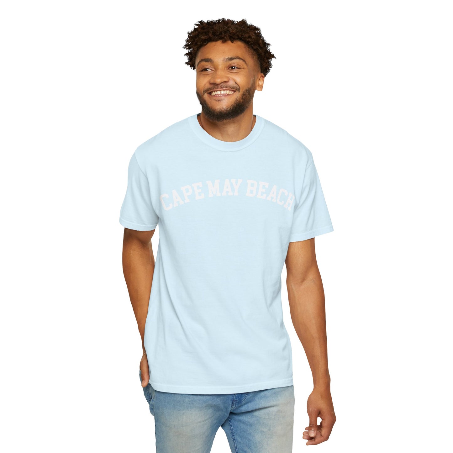 Cape May Beach Comfort Colors T-Shirt - Chambray
