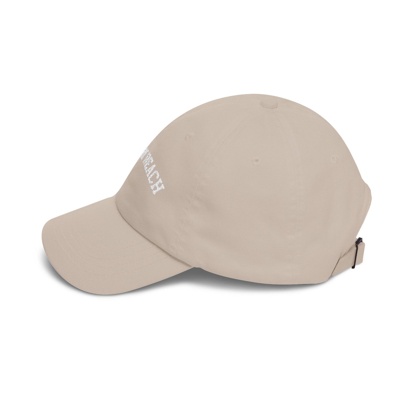 Cape May Beach - Embroidered Classic Baseball Hat - Black